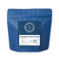 Кава без кофеїну в зернах Colombia Exselso Decaf 250г.