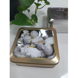 Банка "Віндоу", золота 250 г квадр, 14.5*12.5*5 CM